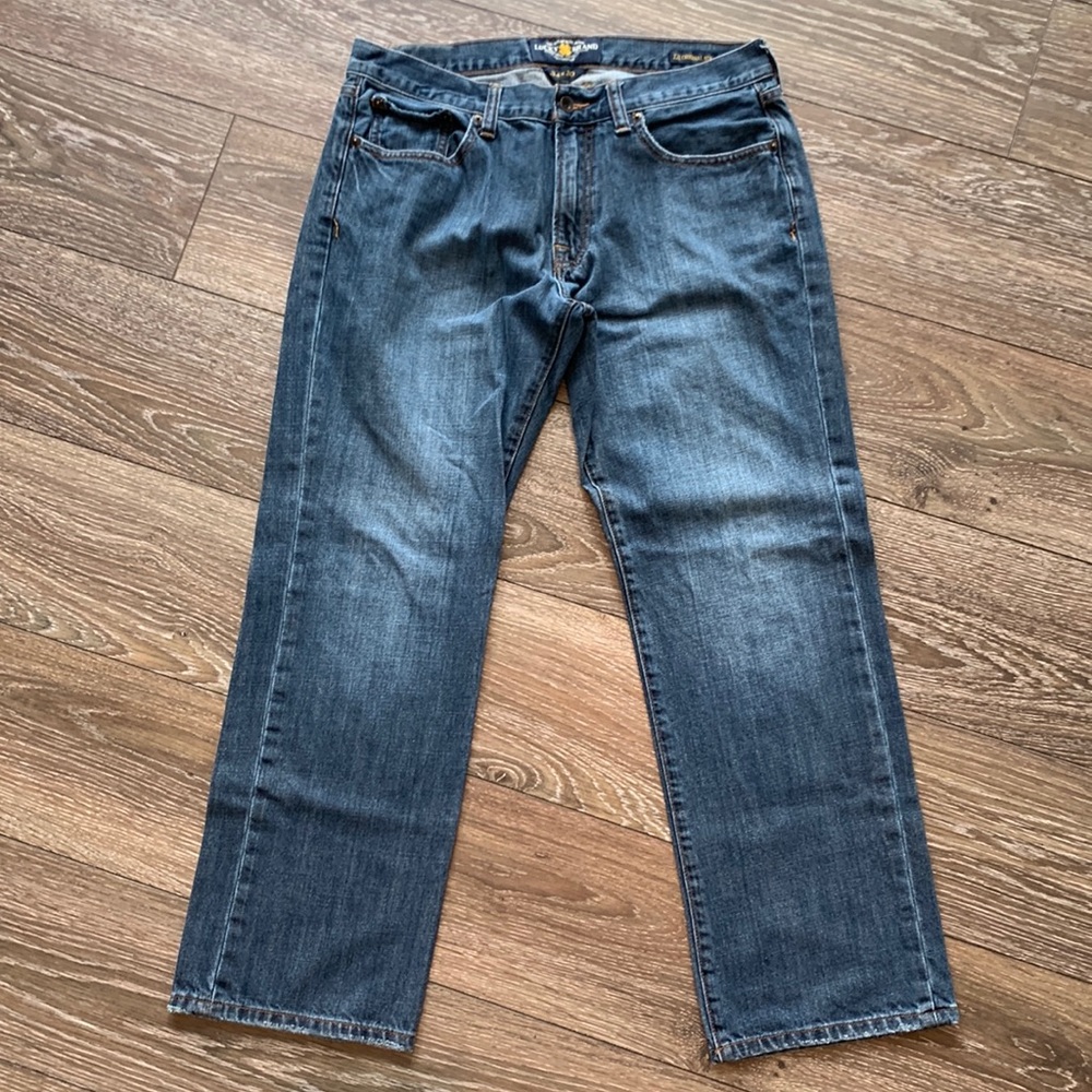 Vintage Lucky Brand 221 Original Straight Leg Blue Jeans size 34x30